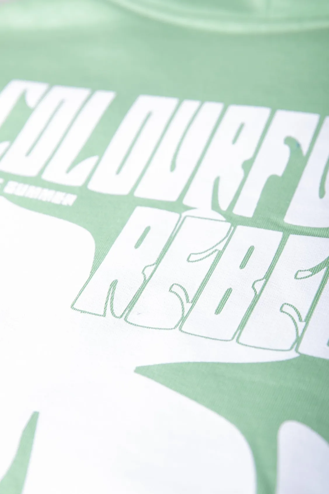 Hoodies<Colourful Rebel Flower Hoodie | Soft Green Softgreen