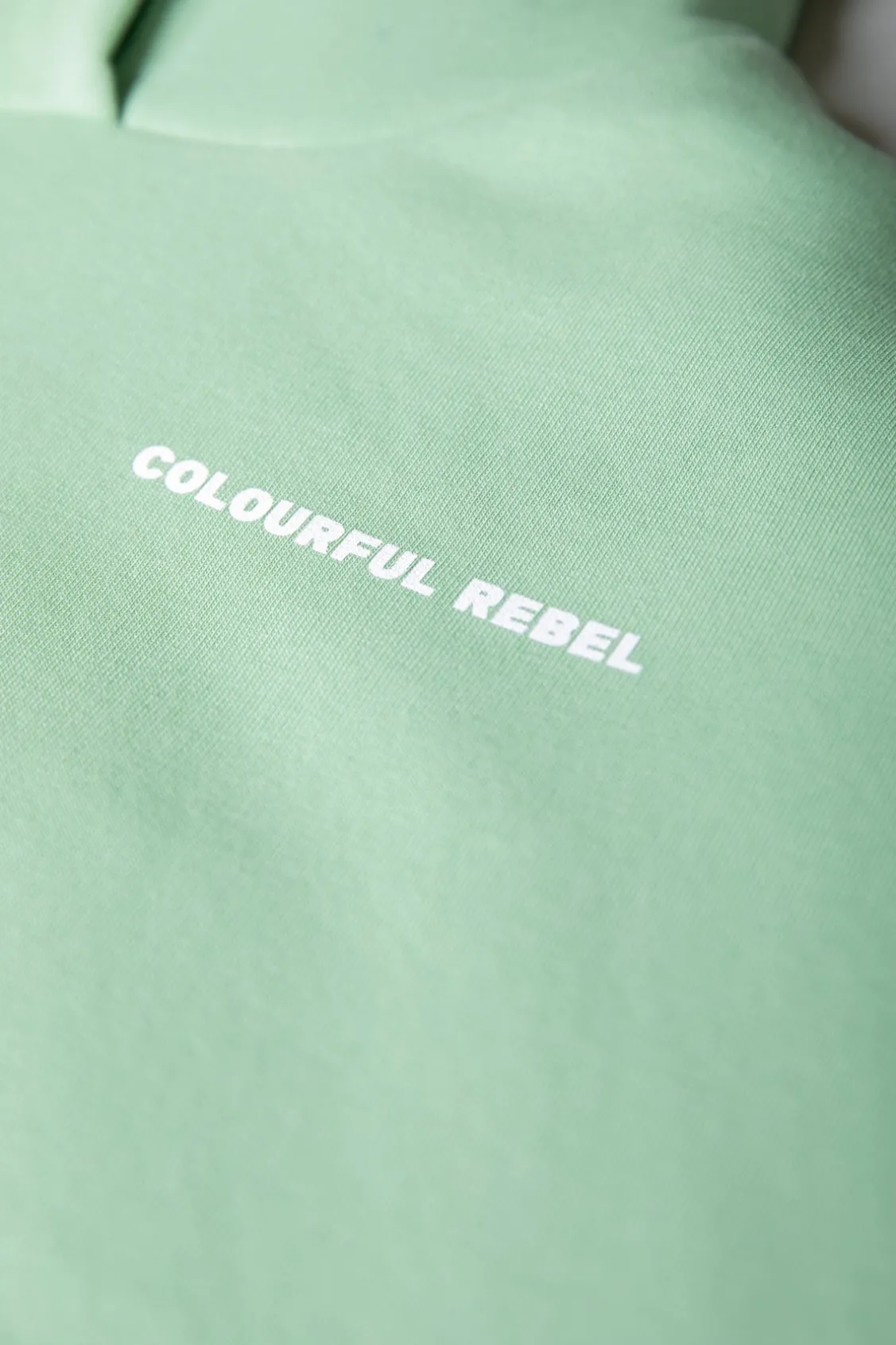 Hoodies<Colourful Rebel Flower Hoodie | Soft Green Softgreen