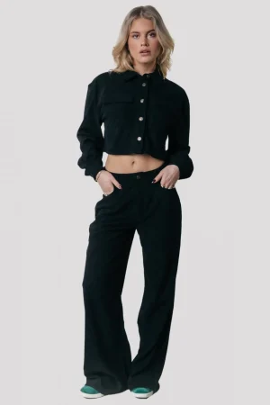 Broeken<Colourful Rebel Gaias Corduroy Pants | Black