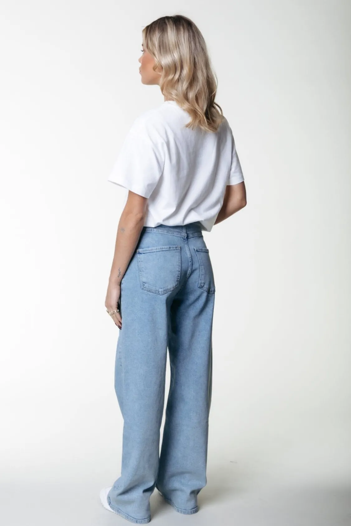 Broeken<Colourful Rebel Gaias High Rise Denim | Light blue denim Lightbluedenim