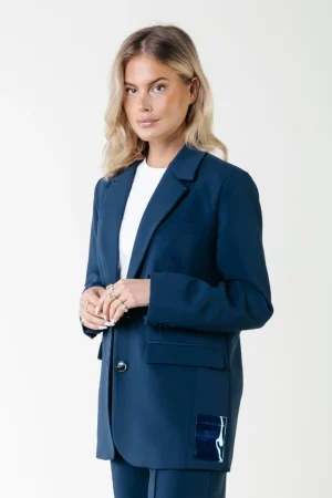 Blazers<Colourful Rebel Gemma Blazer | Dark Navy Darknavy
