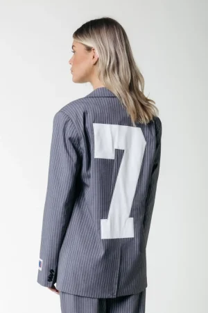 Pakken<Colourful Rebel Jesra Stripe Blazer | Dark grey Darkgrey