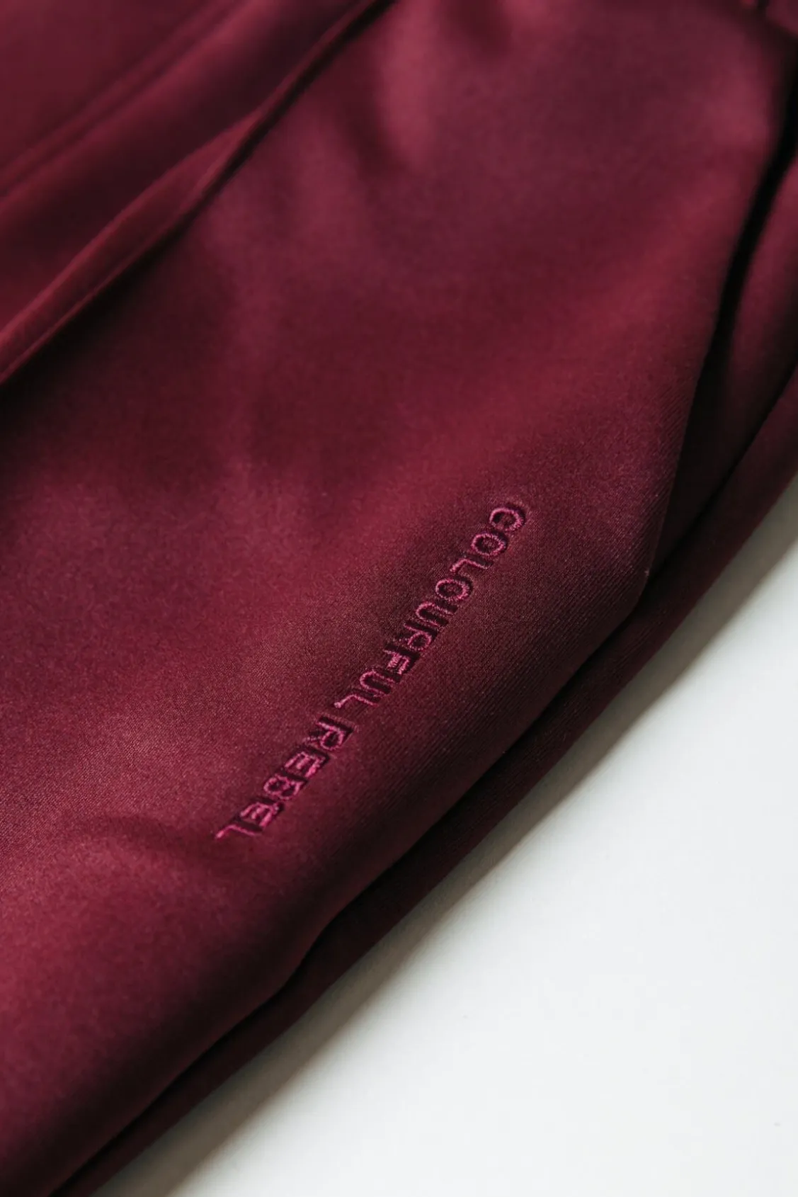 Broeken<Colourful Rebel Jiby Pintuck Pants | Port Red Portred