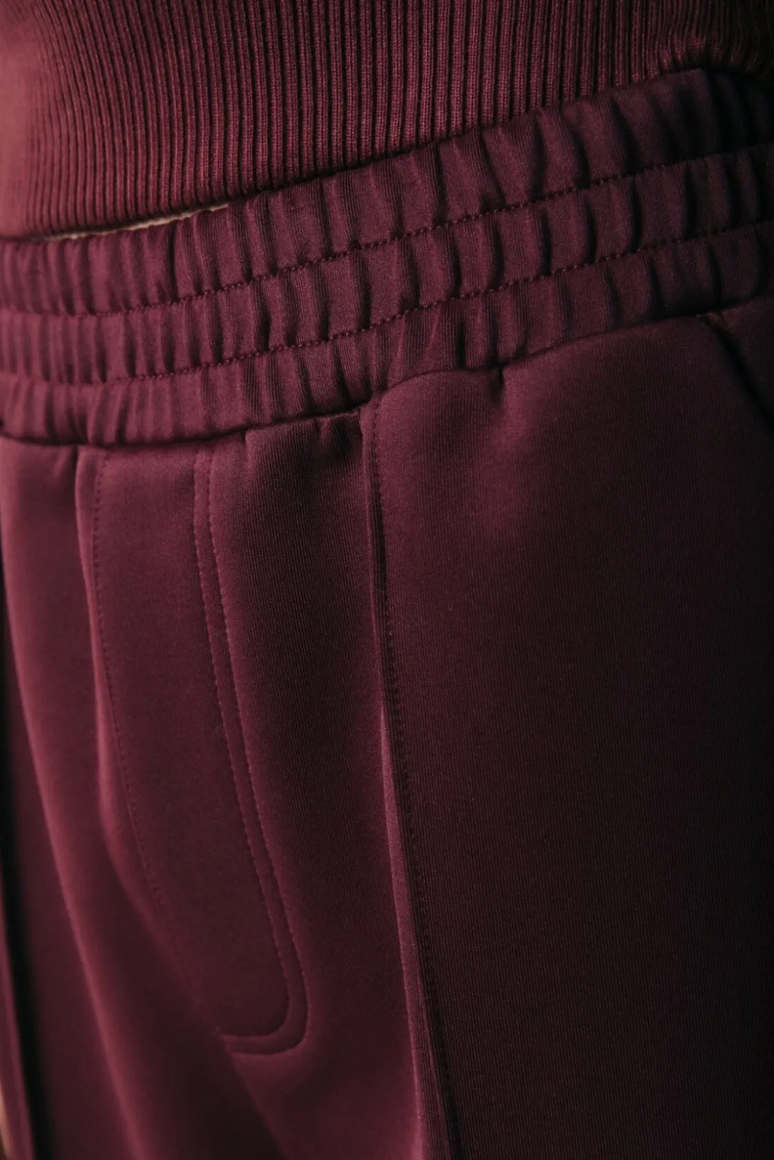 Broeken<Colourful Rebel Jiby Pintuck Pants | Port Red Portred