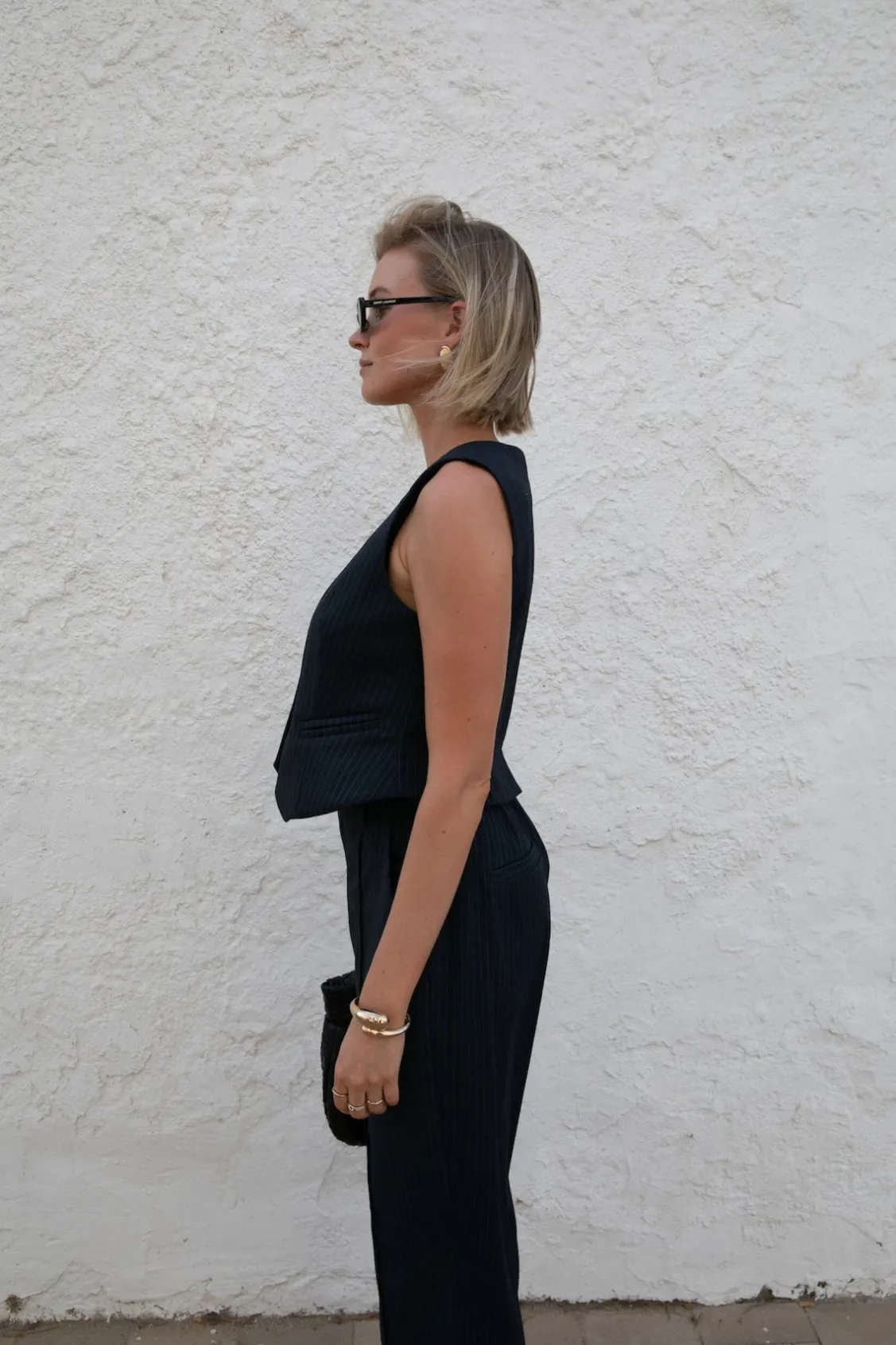 Jassen | Blazers<Colourful Rebel Loiza Pinstripe Gilet | Dark blue Darkblue