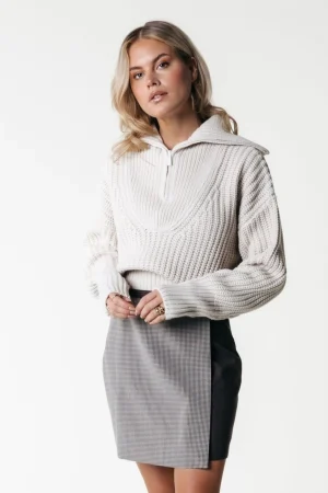 Rokken<Colourful Rebel Maeve Check Skirt | Darkest Brown Darkestbrown