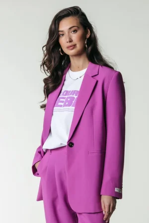 Blazers<Colourful Rebel Mimmi Blazer | Violet Pink Violetpink