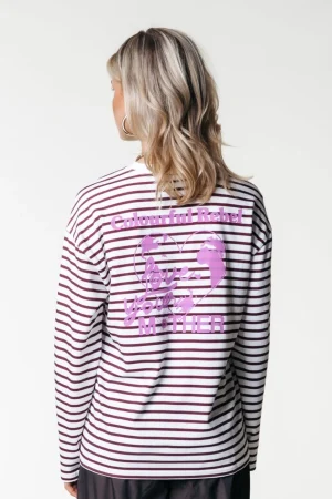 T-shirts<Colourful Rebel Mother Earth Longsleeve | Port Red Portred