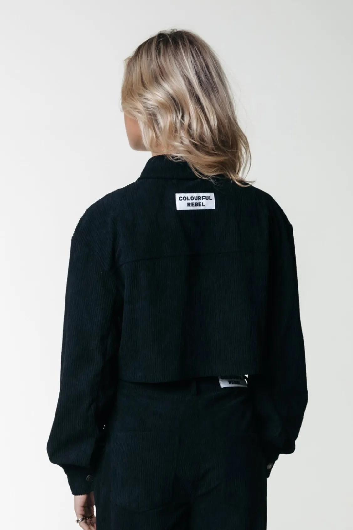 Blouses<Colourful Rebel Olle Corduroy Blouse | Black