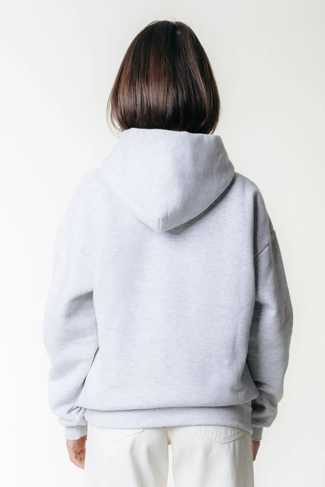 Hoodies<Colourful Rebel Racer Logo Hoodie | Light grey melange Lightgreymelange