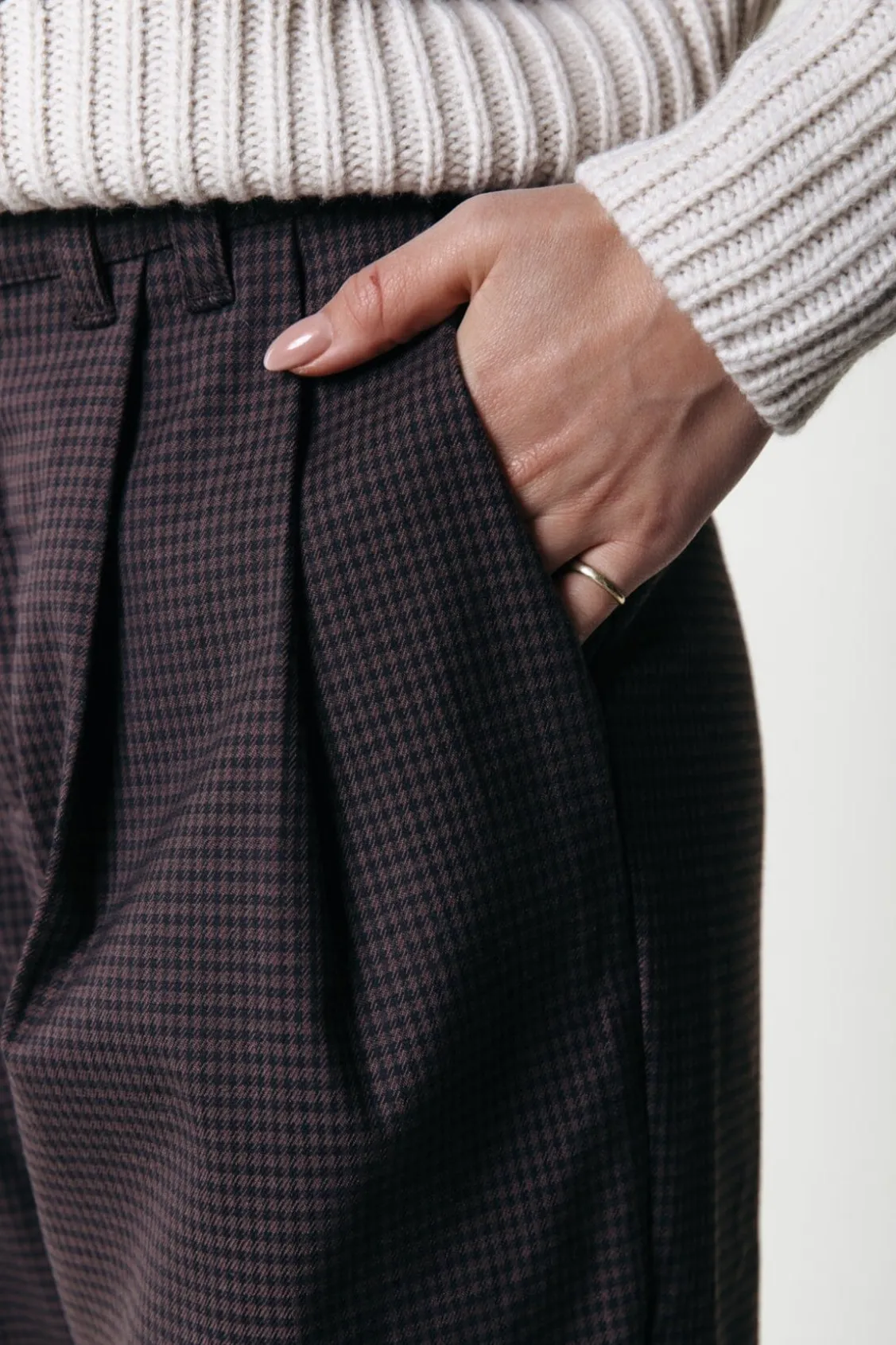 Pakken<Colourful Rebel Rus Straight Pants | Dark brown Darkbrown