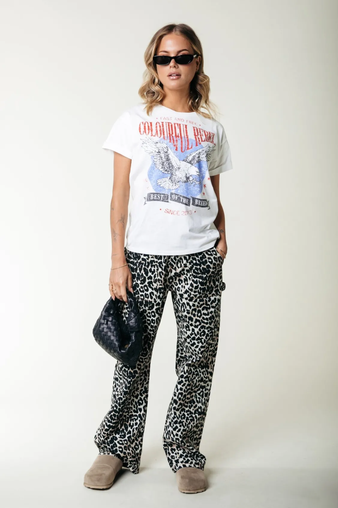 Broeken<Colourful Rebel Tinsley Denim Worker Pants | Beige