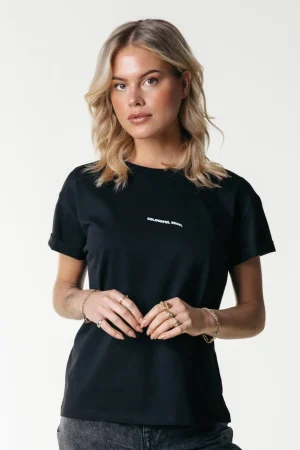 T-shirts<Colourful Rebel Uni Logo T-shirt | Black